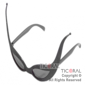 ANTEOJO HS3295-4 NEGRO GATO ALARGADO x 1